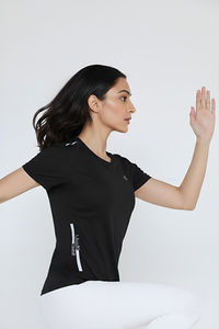 Zelocity Quick Dry Relaxed Top - Black Beauty — thumbnail 2